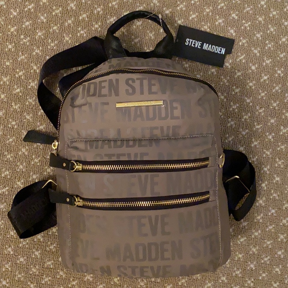 Steve Madden Bmidi Prep Logo Backpack | New With Tags